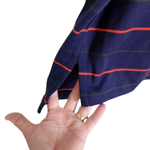 Polo by Ralph Lauren Men's Navy Blue Striped Shirt, Sz XXL - Picture 4 of 9